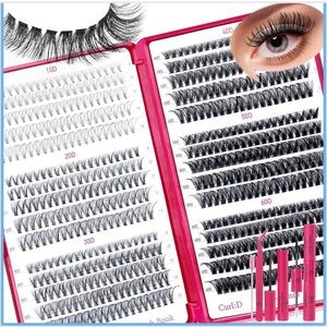 Volume Cluster Lash Extensions - Black